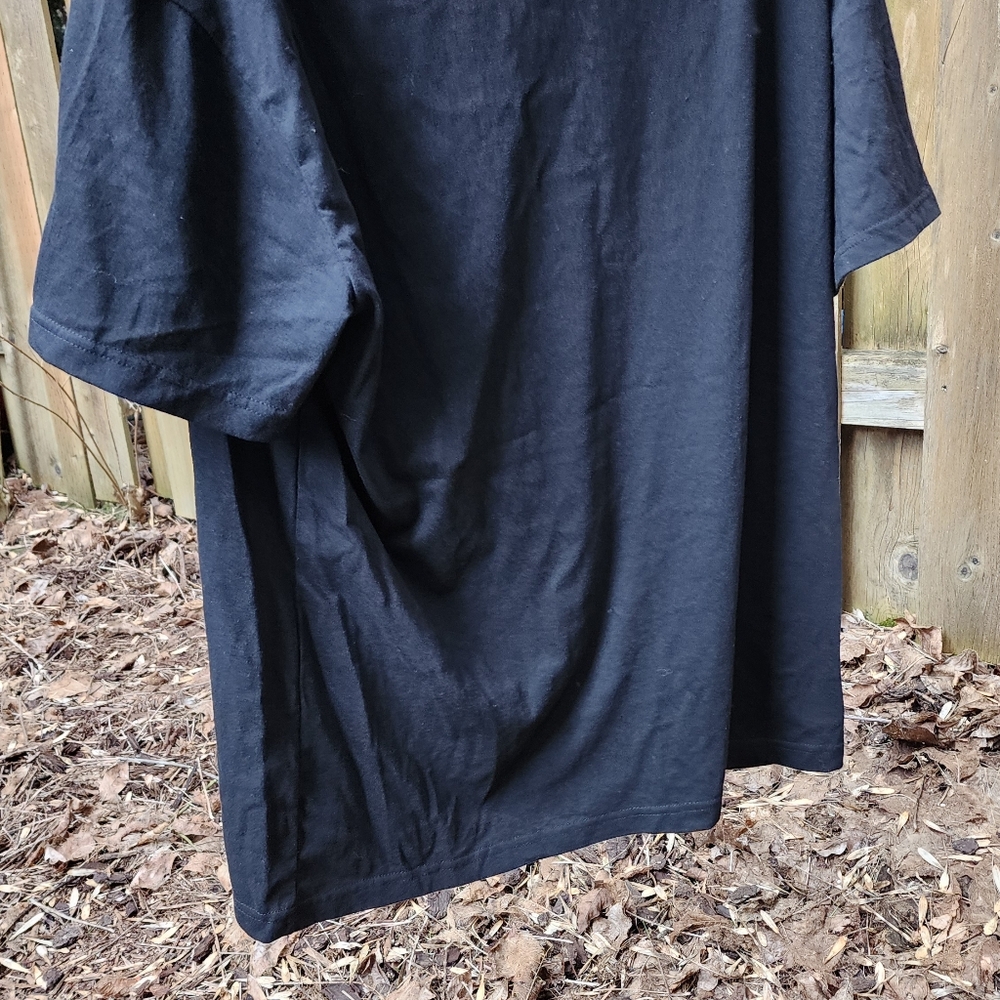 *NWOT* Mens XL Black Tshirt Eat The Rich - Picture 4 of 5
